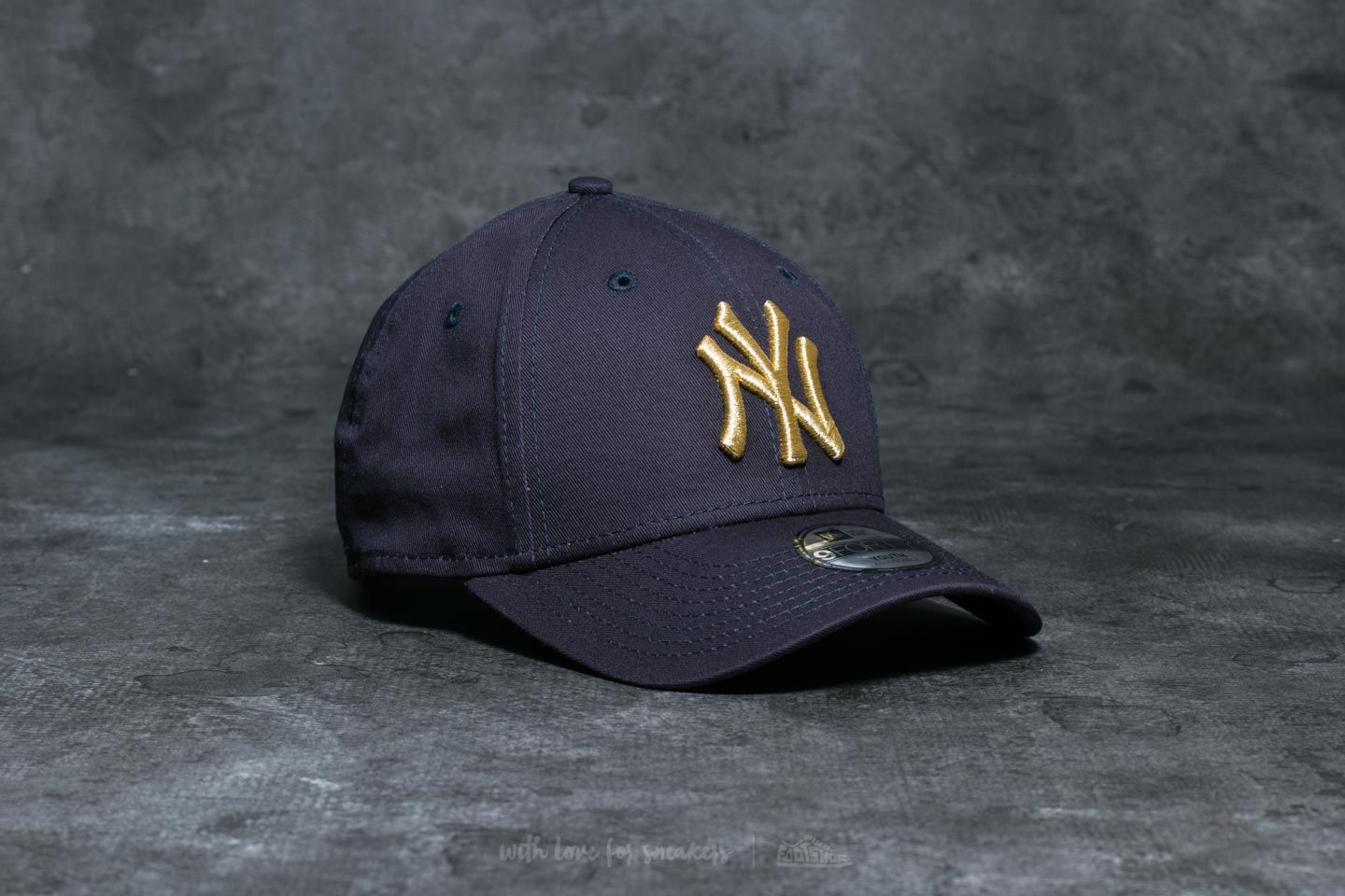 Strapback baseball sapka New Era 9Forty JR New York Yankees Cap Navy/ Gold