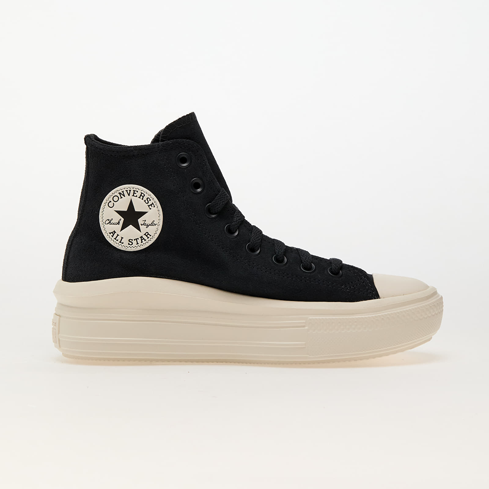 Women's shoes Converse Chuck Taylor All Star Move Platform Colorful Suede Shadow Woods/ Egret/ Black