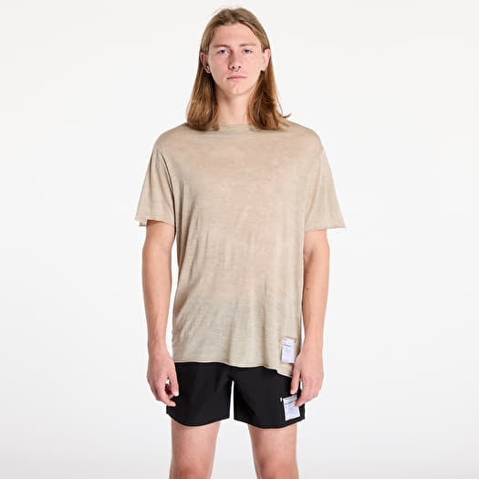 Tričko Satisfy CloudMerino T-Shirt UNISEX Sun Bleached Greige