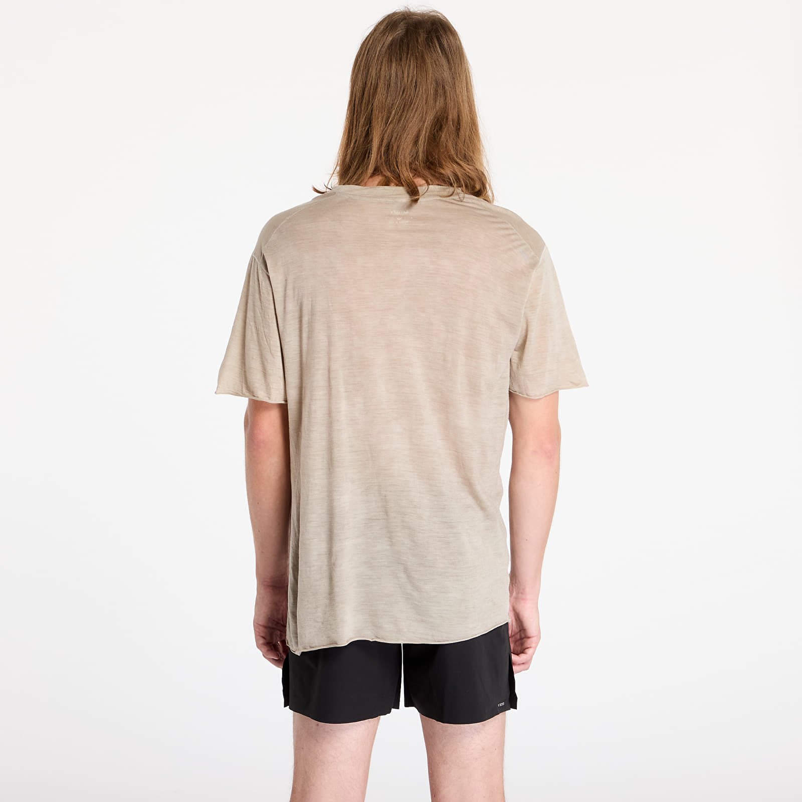 Koszulki Satisfy CloudMerino T-Shirt UNISEX Sun Bleached Greige