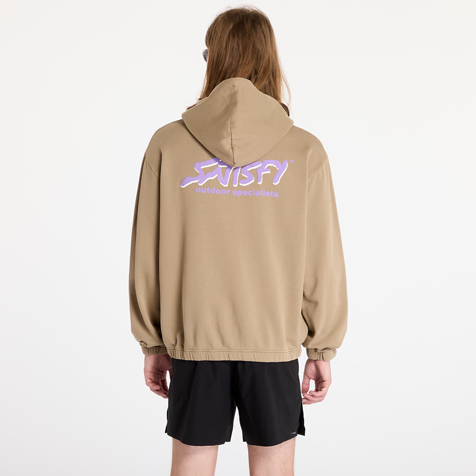 Sweatjacken und Sweatshirts Satisfy SoftCell Hoodie Stone Fallen Rock