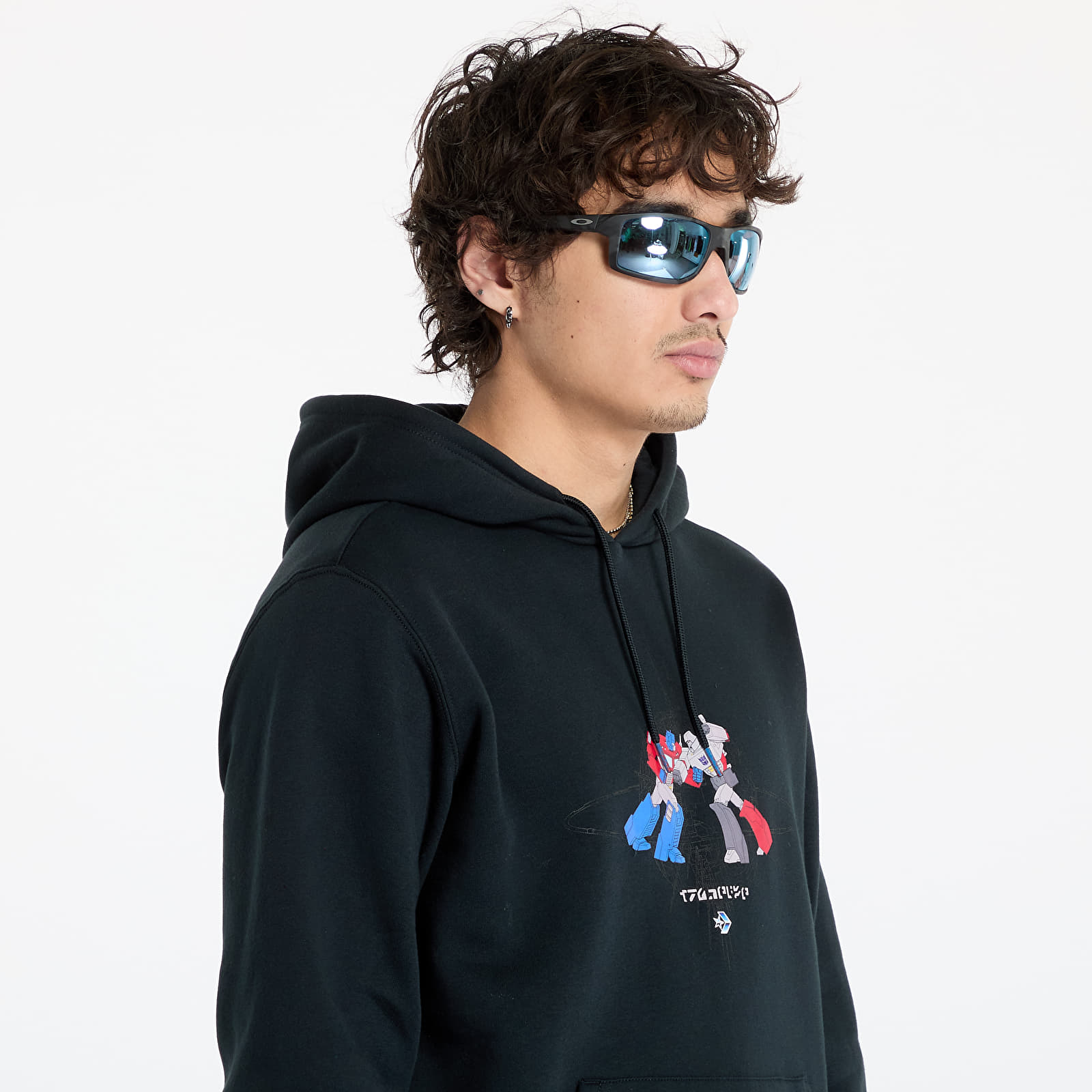 Hanorace Converse x Transformers Hoodie UNISEX Black