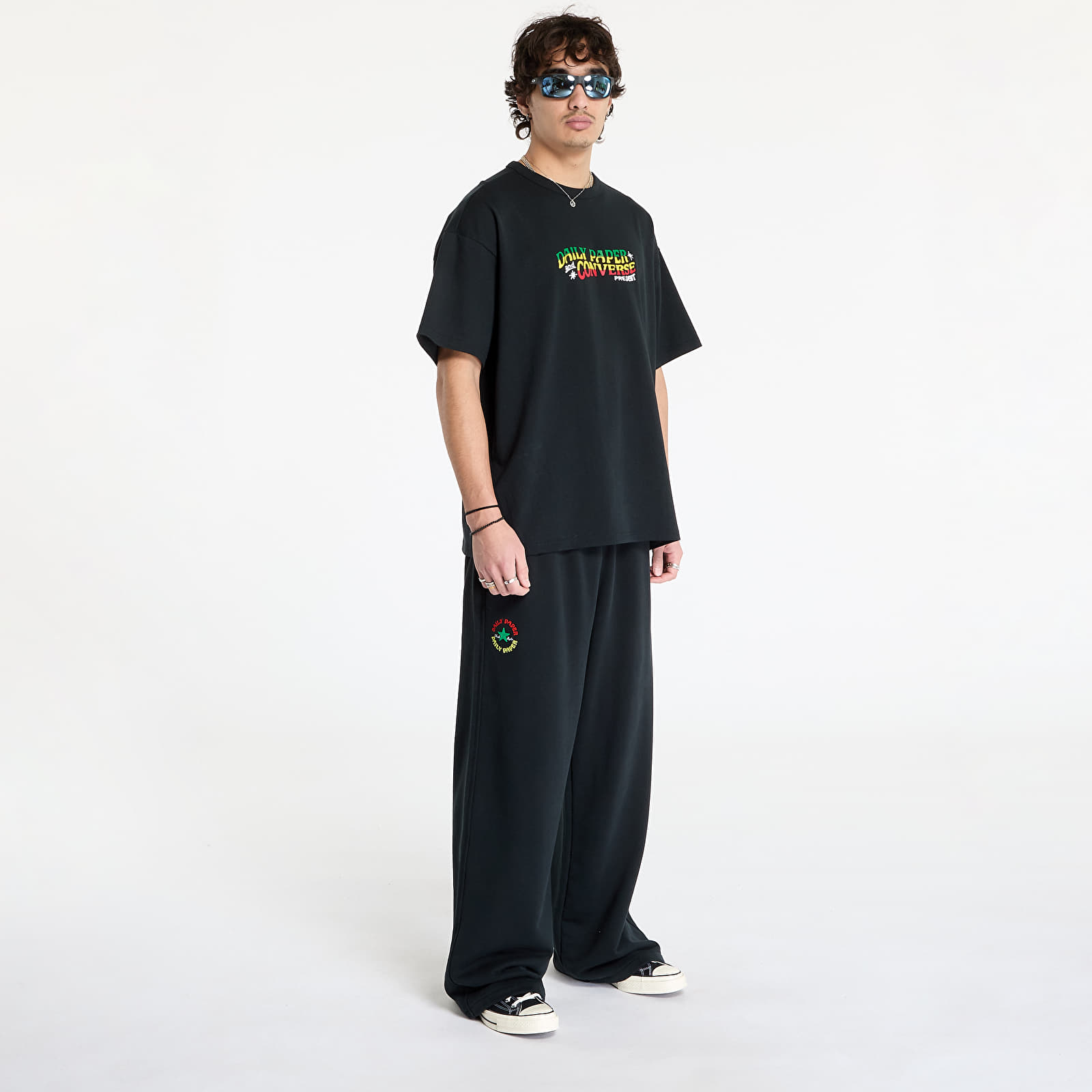 Jogginghosen Converse x Daily Paper Gold Standard Pant Black