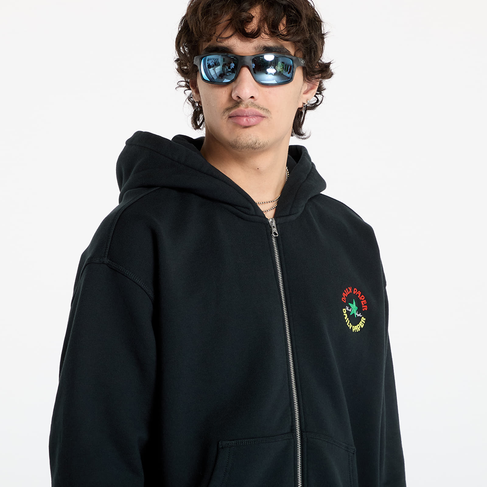 Hoodies and sweatshirts  Converse x Daily Paper Full Zip Hoodie Black