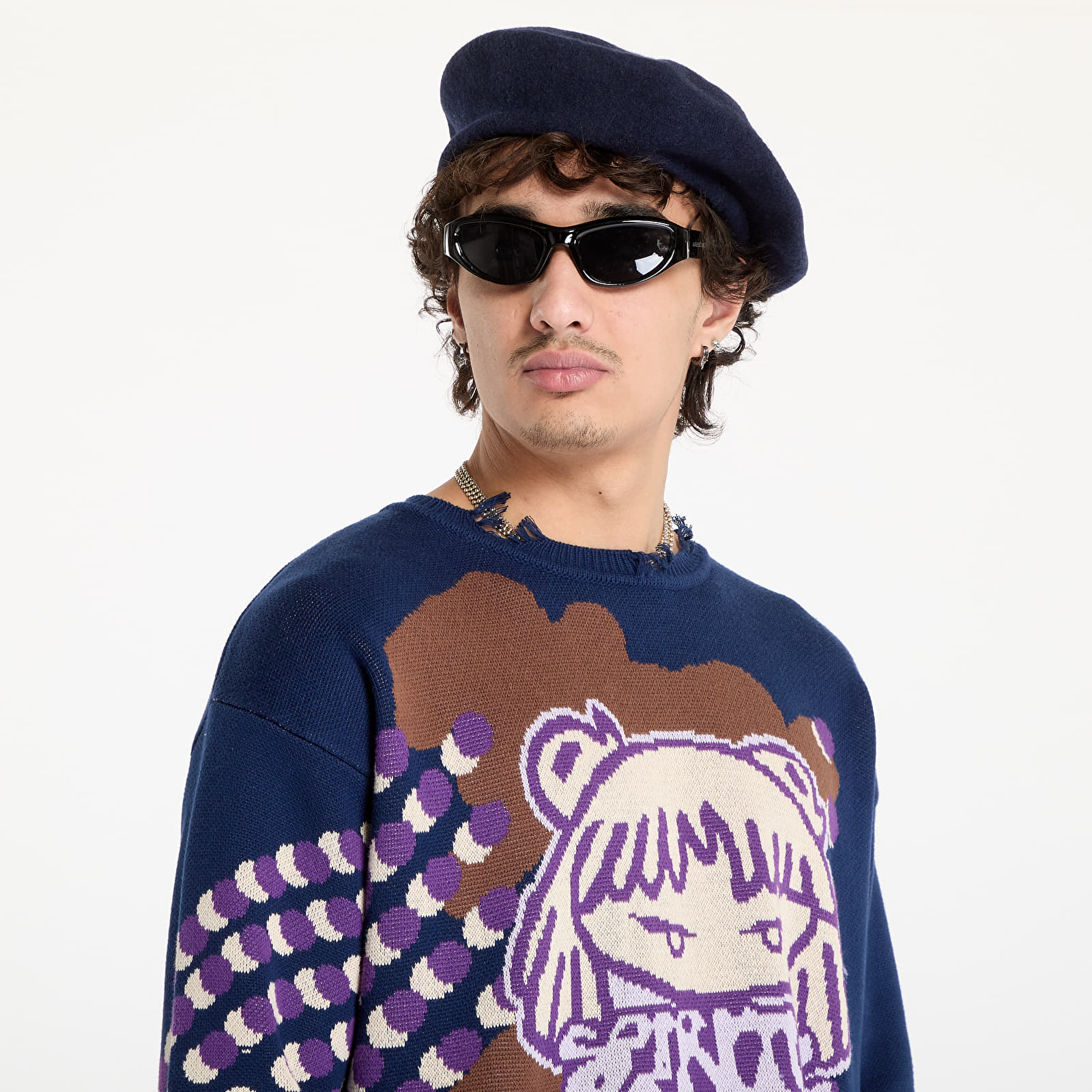 Pulóverek FTSHP x Spiritual Gangster Sweater UNISEX Navy