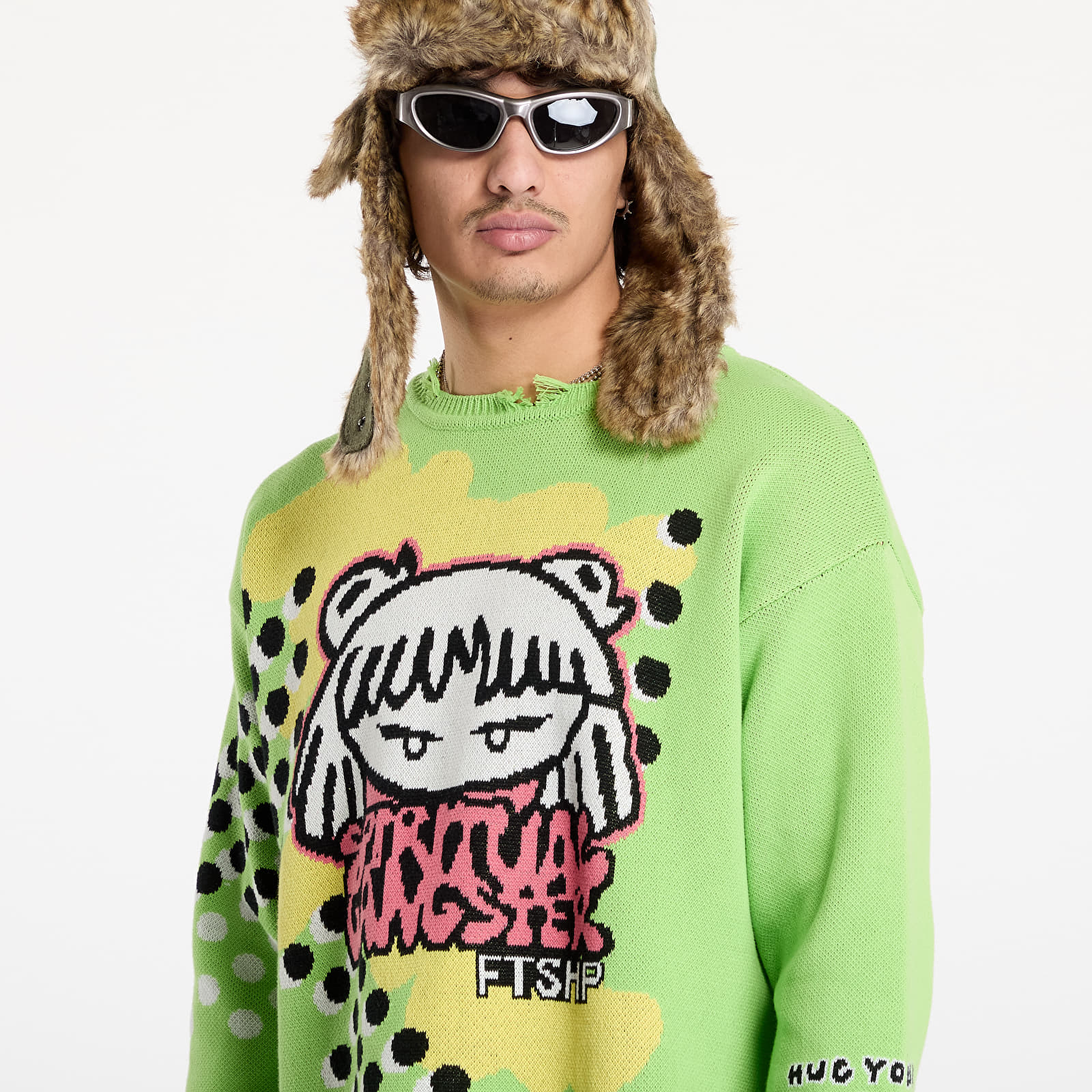 Swetry FTSHP x Spiritual Gangster Sweater UNISEX Green