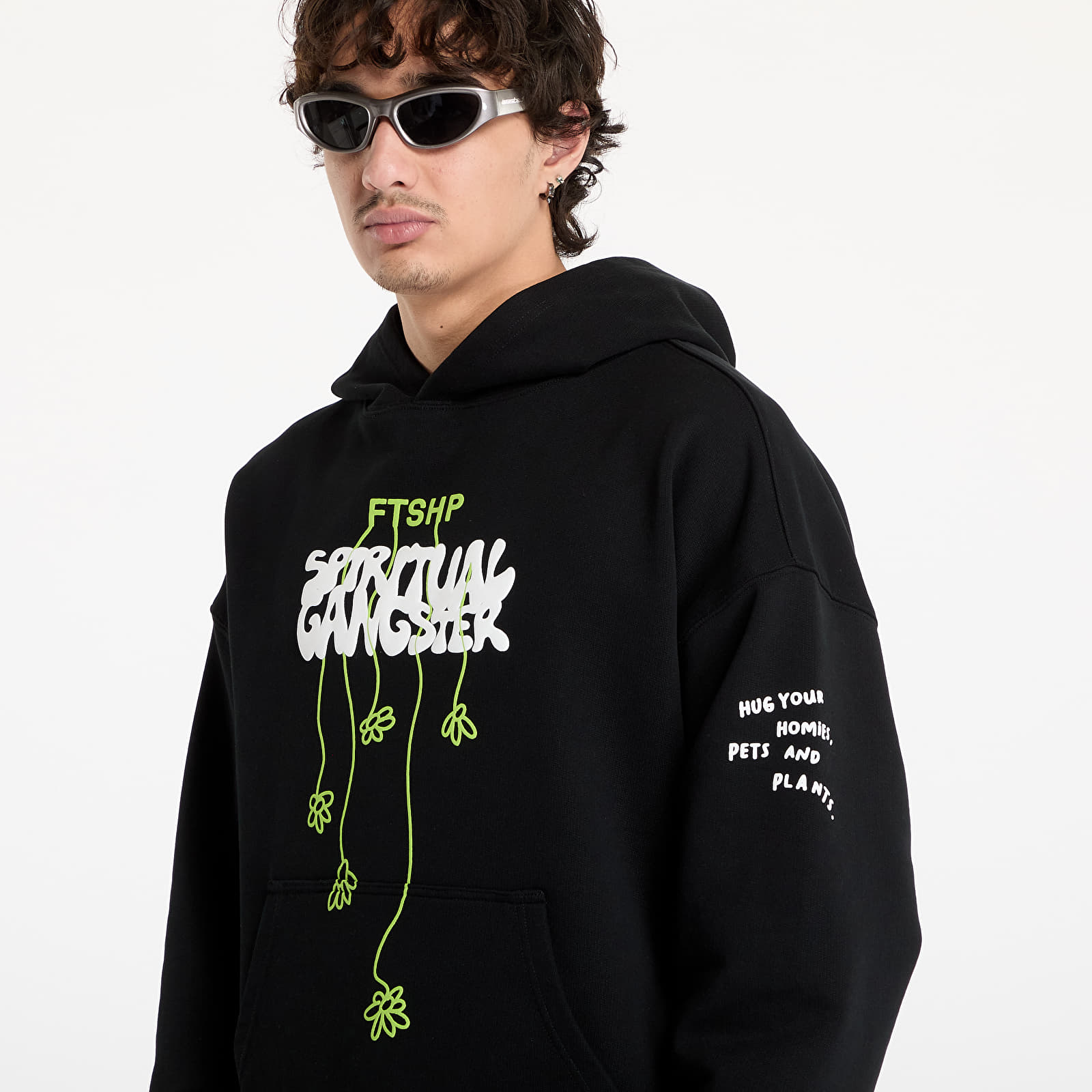 Hoodies and sweatshirts FTSHP x Spiritual Gangster Hoodie UNISEX Black Footshop
