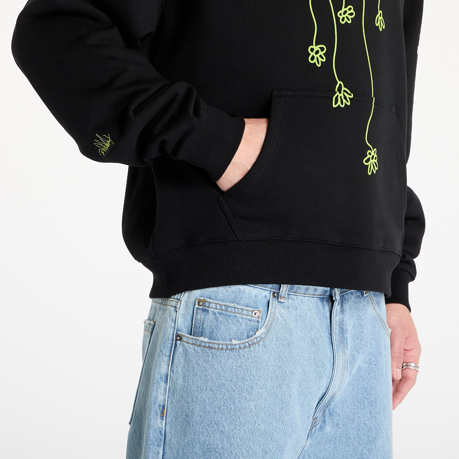 Mikiny FTSHP x Spiritual Gangster Hoodie UNISEX Black