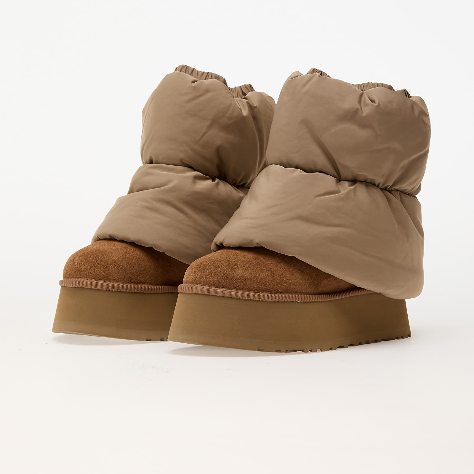 Buty damskie UGG W Classic Mini Dipper Puffer Amphora/ Chestnut