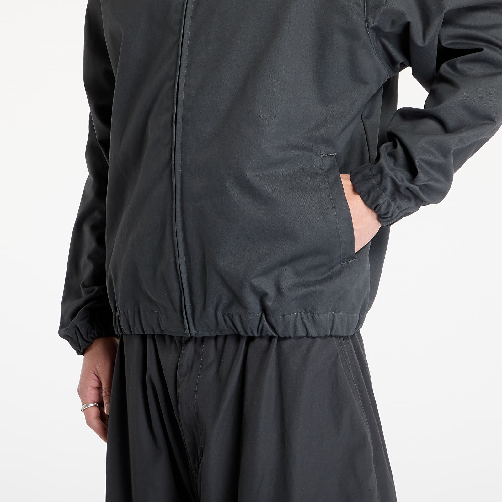 Herenjassen Nike Life Men's Woven Harrington Jacket Anthracite/ Anthracite