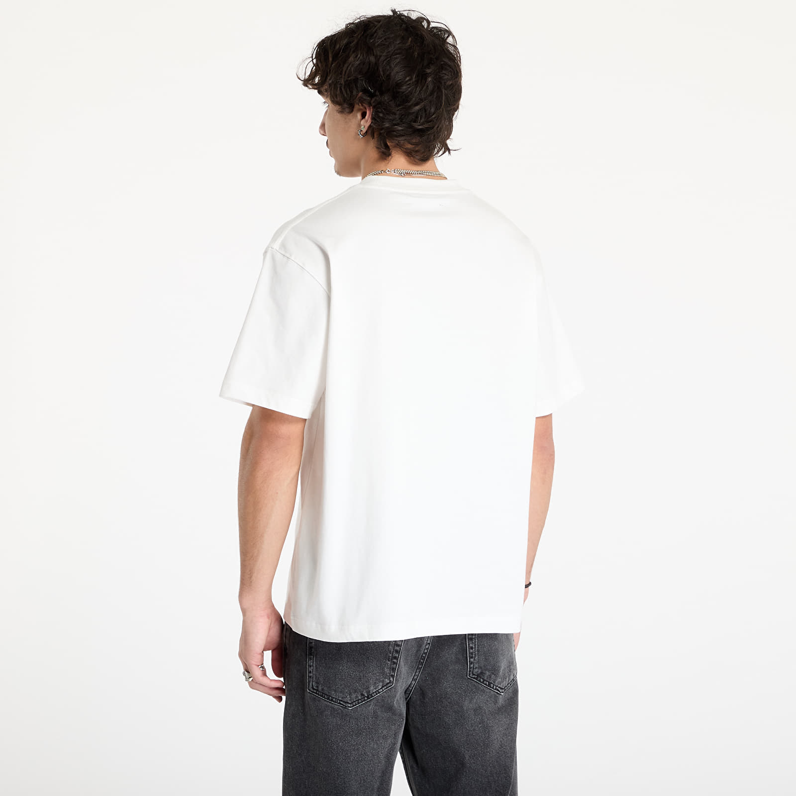 Männer T-Shirts PLEASURES Impact Pocket Heavyweight Shirt White