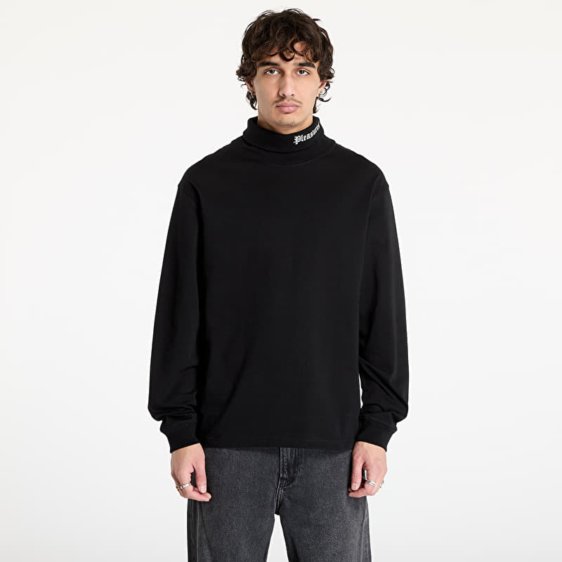 T-Shirt PLEASURES Satisfaction Turtleneck Black
