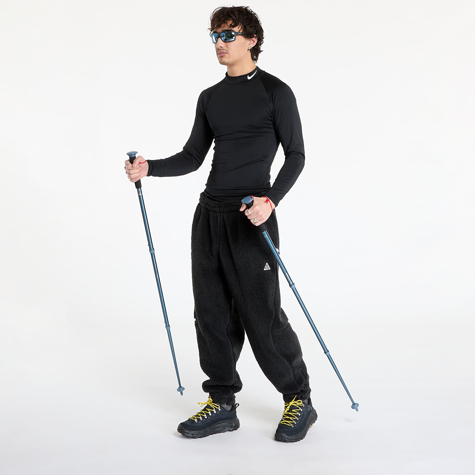 Jogginghosen für Männer Nike ACG "Canwell Glacier" Therma-FIT ADV Windproof Pants Black/ Anthracite/ Summit White