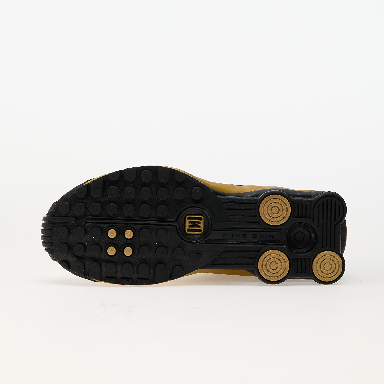 Damen Sneaker und Schuhe Nike W Shox R4 Black/ Metallic Gold-Metallic Silver