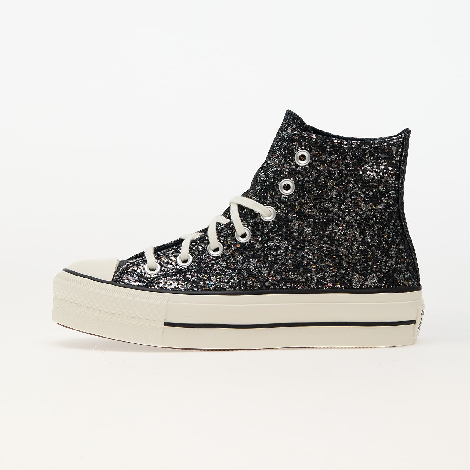 Superga platform nere glitter hot sale