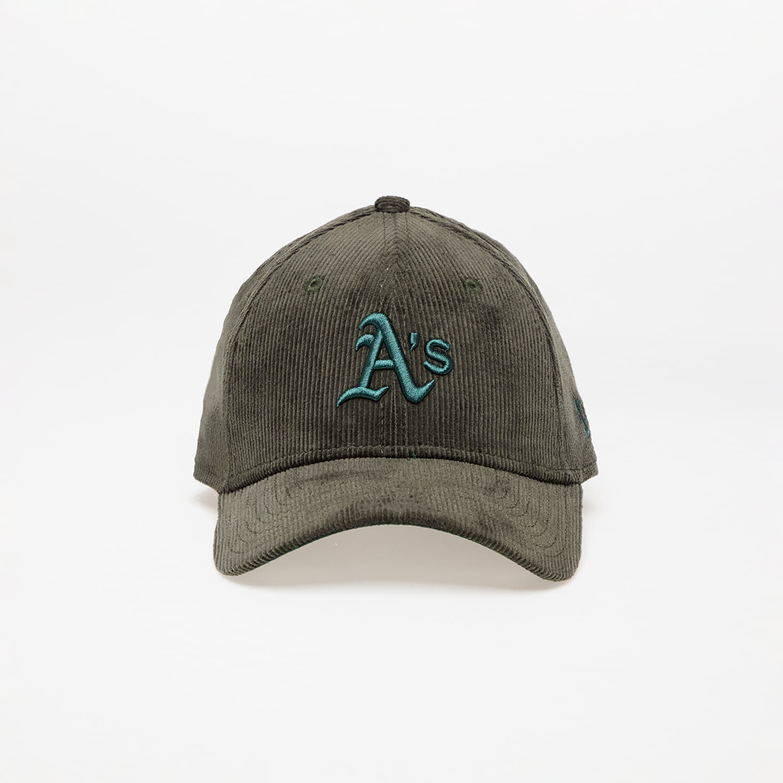 Caps  New Era Oakland Athletics MLB Cord 9FORTY Adjustable Cap Dark Green