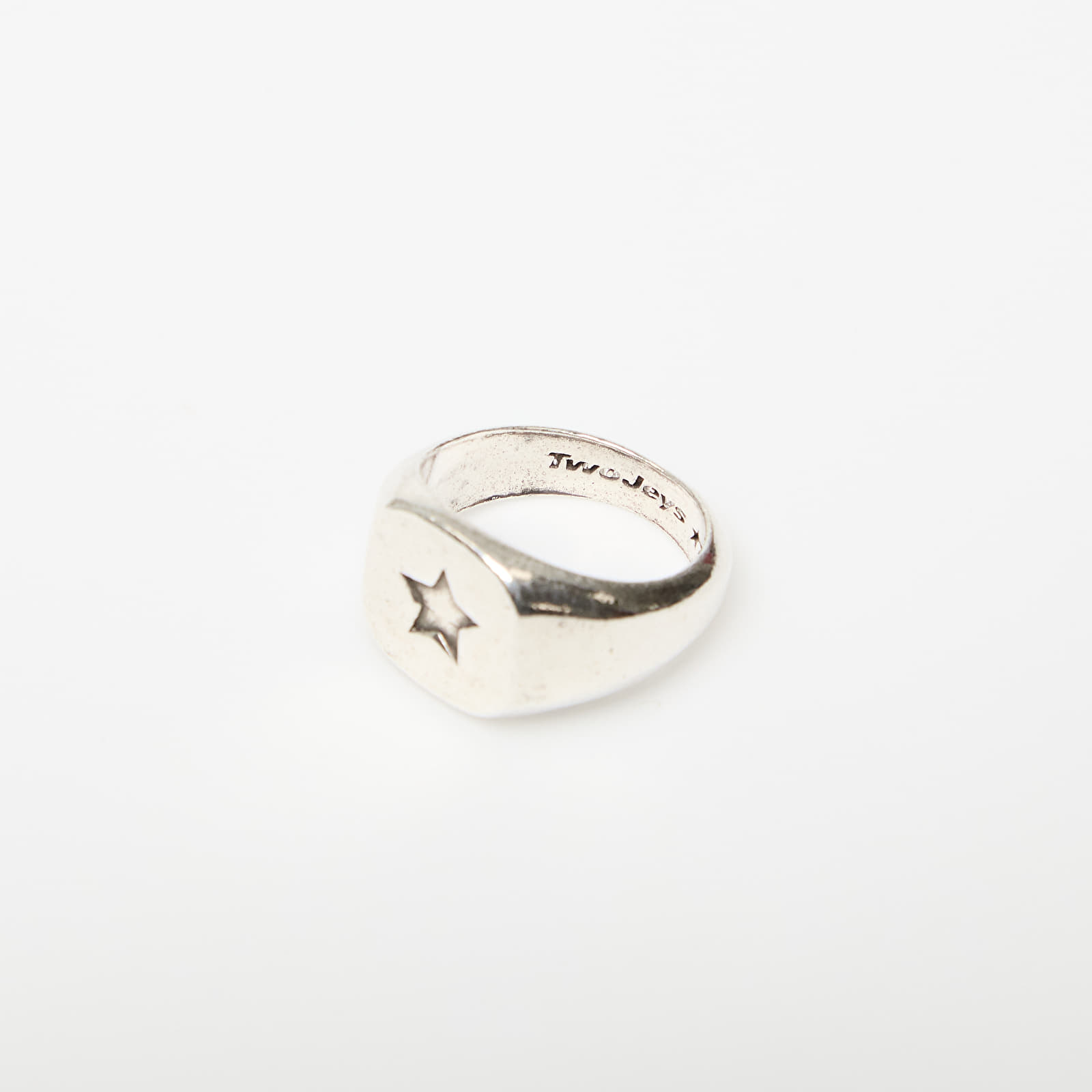 Ringe TwoJeys Star Signet Silver