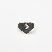 TwoJeys Broken Heart Ring Silver