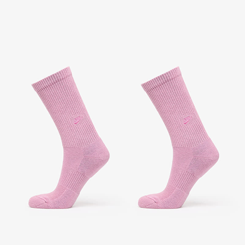 Calzini Nike Everyday Cushioned Crew Socks 2-Pack Plum Dust/ Plum Dust