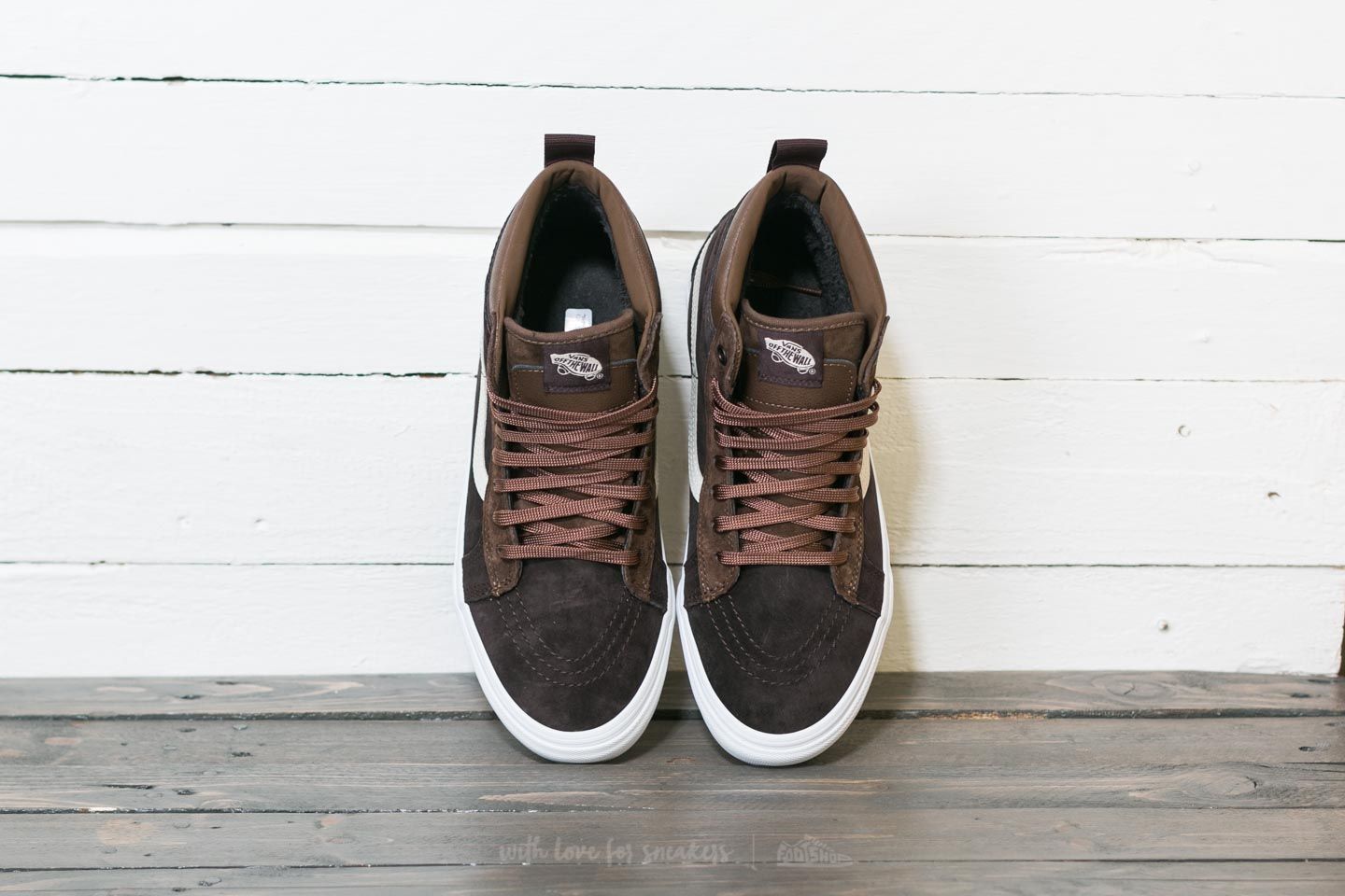 Vans sk8 hi mte dark earth/seal brown top