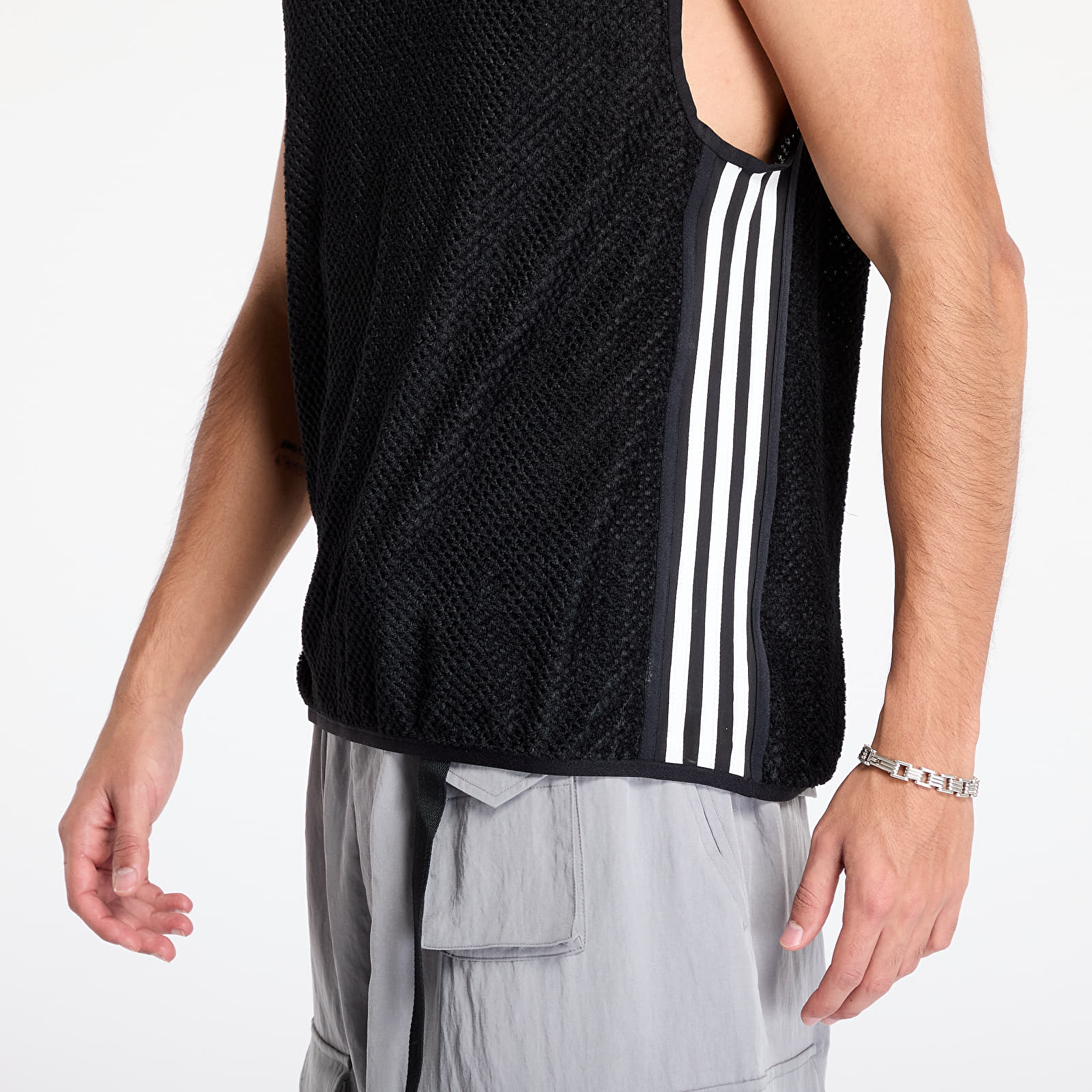 Vesty Y-3 Waffle Warpknit Vest UNISEX Black