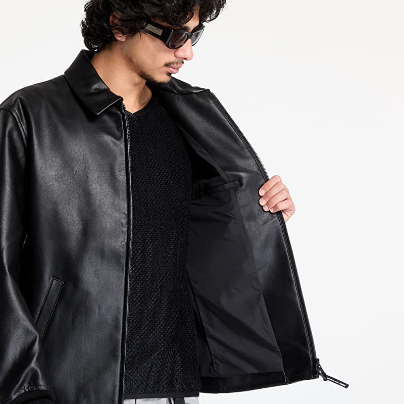 Jackets Y-3 Pleather Bomber Jacket UNISEX Black (JD9795) | Footshop