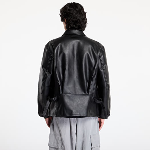 Jackets Y-3 Pleather Bomber Jacket UNISEX Black (JD9795) | Footshop