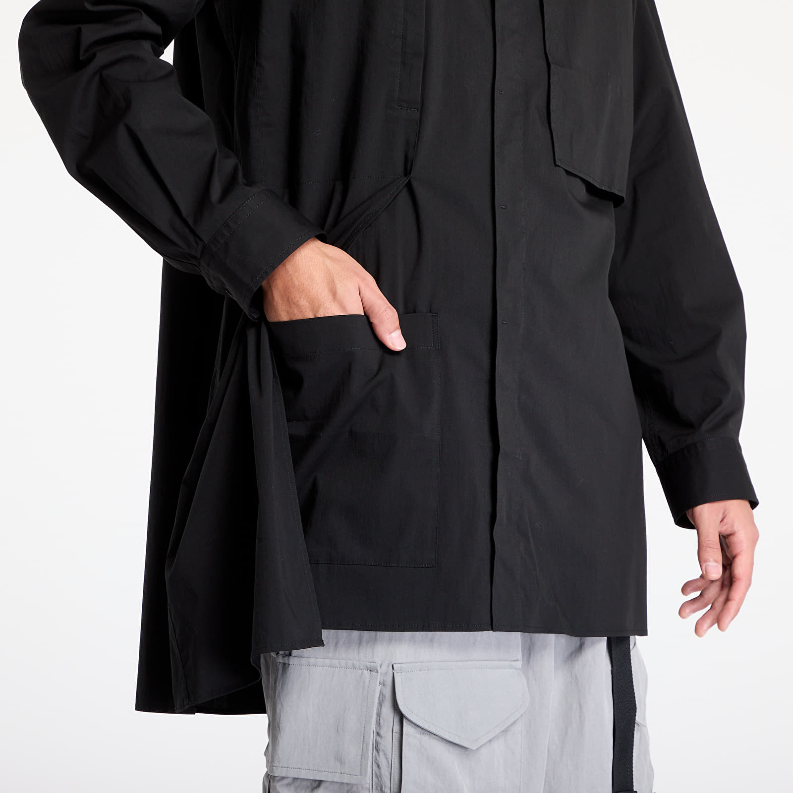 Ingek Y-3 Sporty Cotton Shirt UNISEX Black