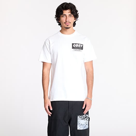 Tricou OBEY Obey Records T-Shirt White
