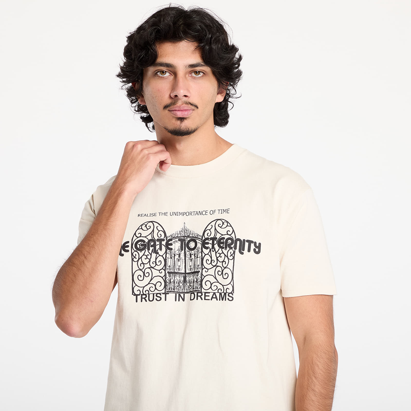 T-shirts OBEY Obey We Are Not Alone T-Shirt Cream