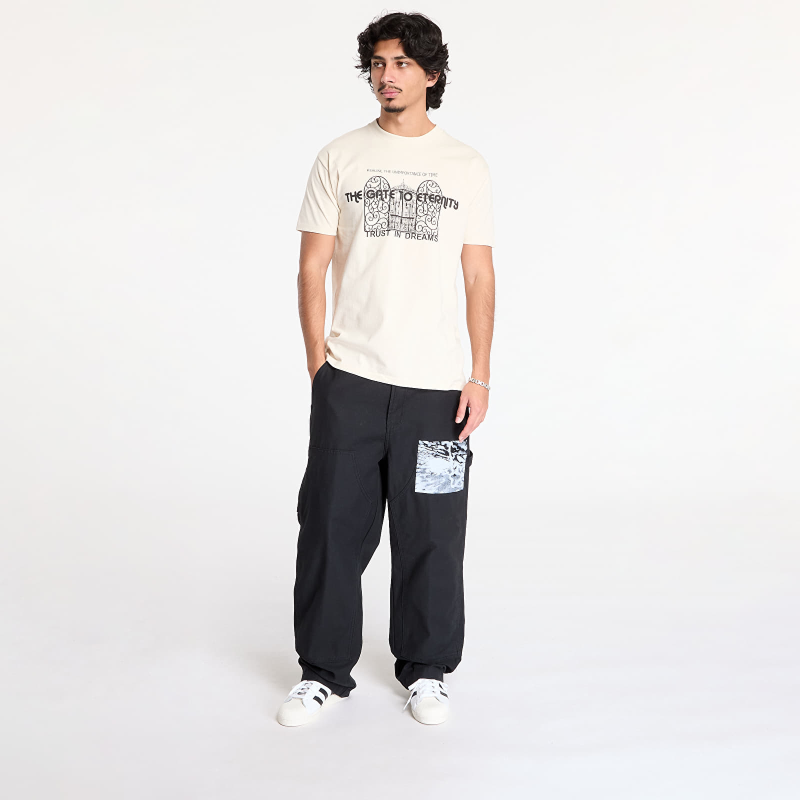T-shirts OBEY Obey We Are Not Alone T-Shirt Cream