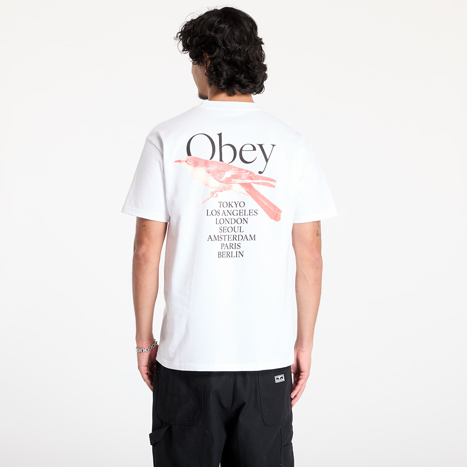 T-shirts OBEY Obey Bird T-Shirt White