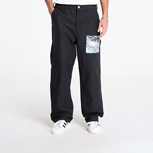 OBEY Big Timer Printed Carpenter Pant Black