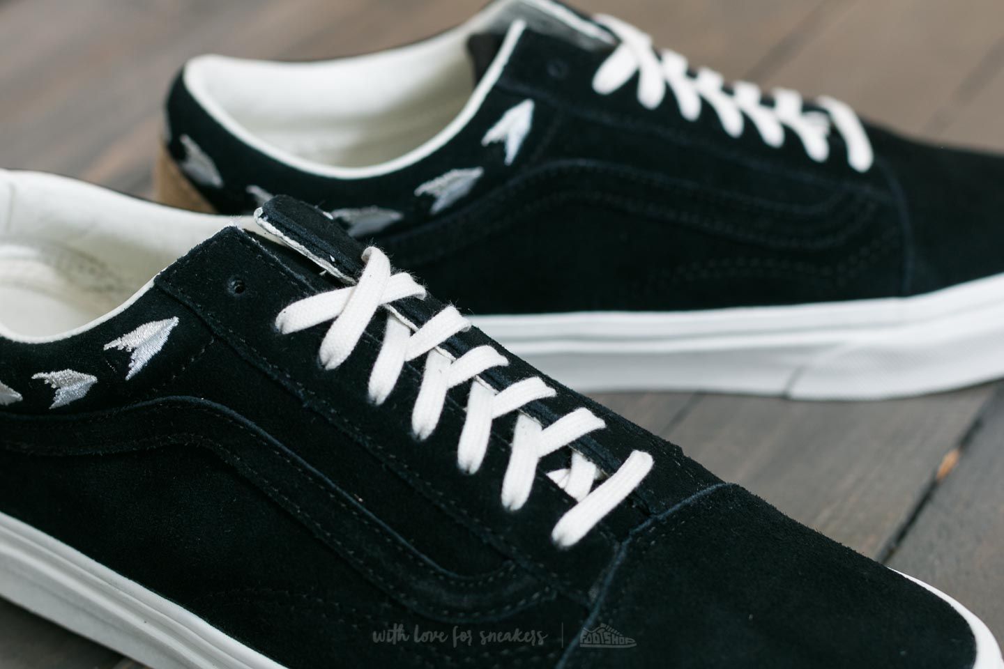 Vans old skool herringbone lace black white 2025
