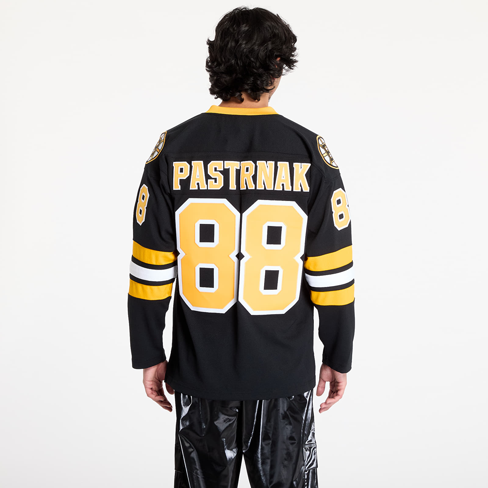 Dresy Mitchell & Ness NHL Dark Jersey Bruins 2014 David Pastrnak Black