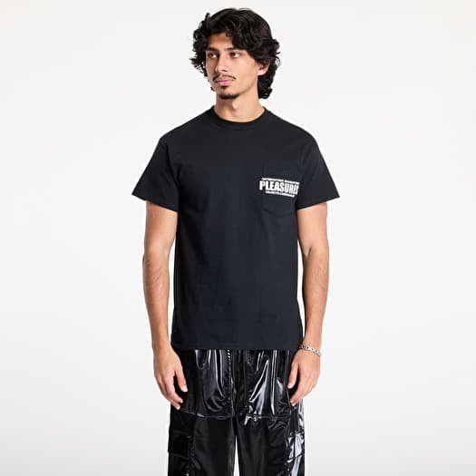 PLEASURES Staff Pocket T-Shirt Black