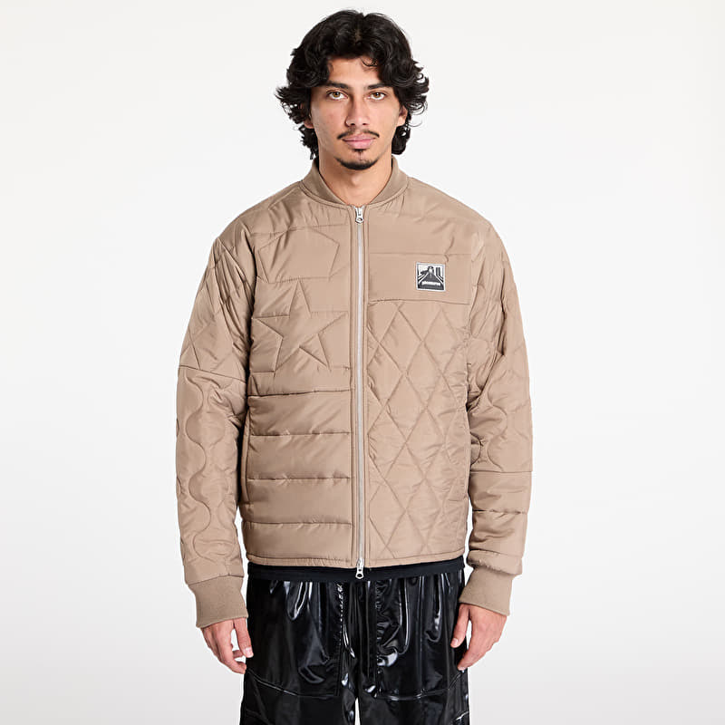 Giacca PLEASURES Stonehenge Quilted Jacket Brown