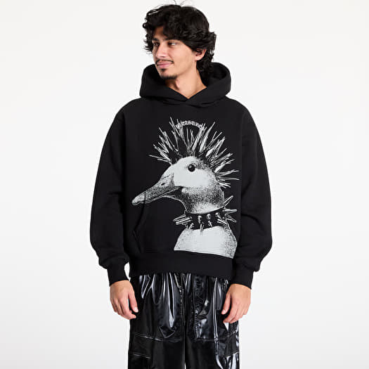 PLEASURES Punk Duck Hoodie Black