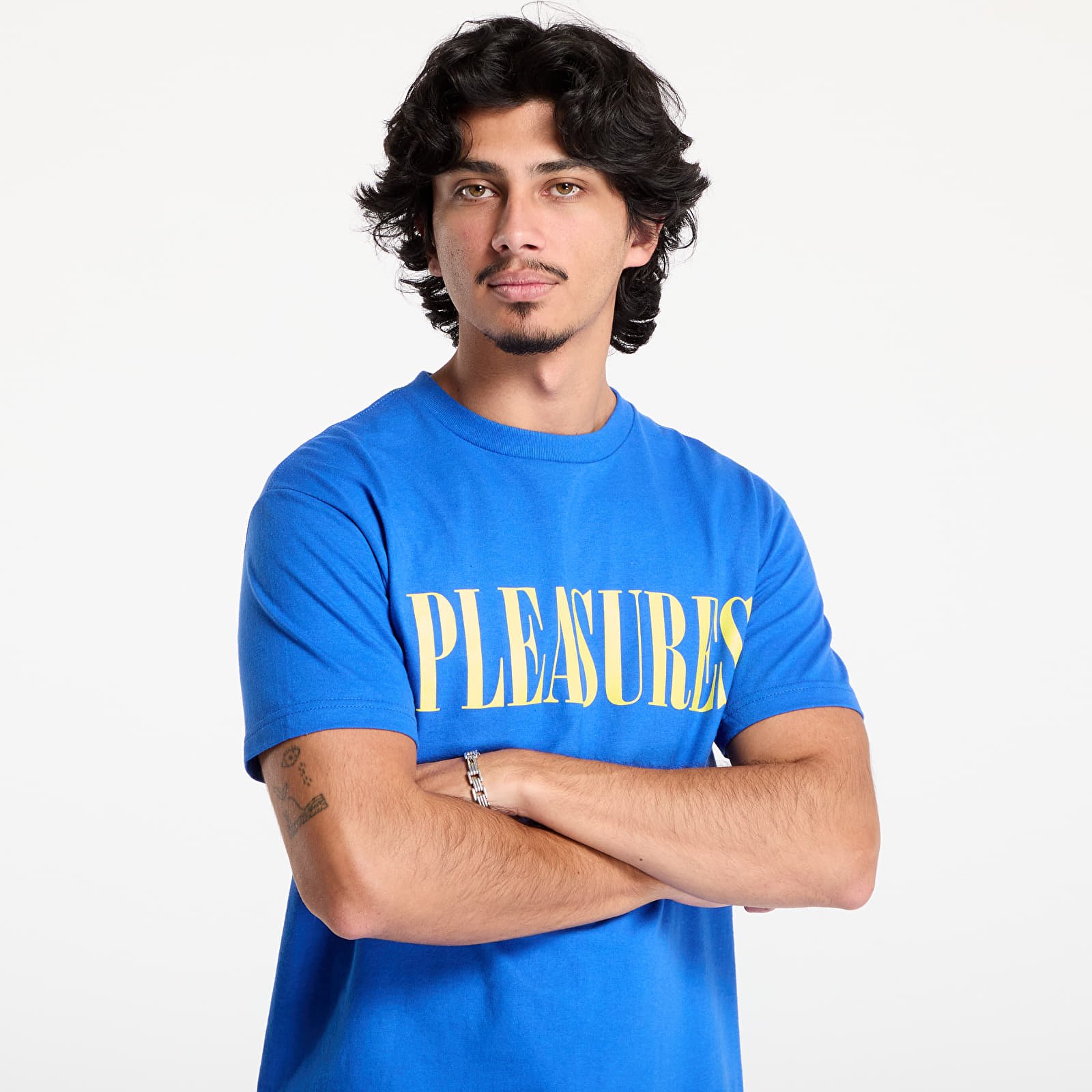 Pánská trička PLEASURES Onyx 24 T-Shirt Royal