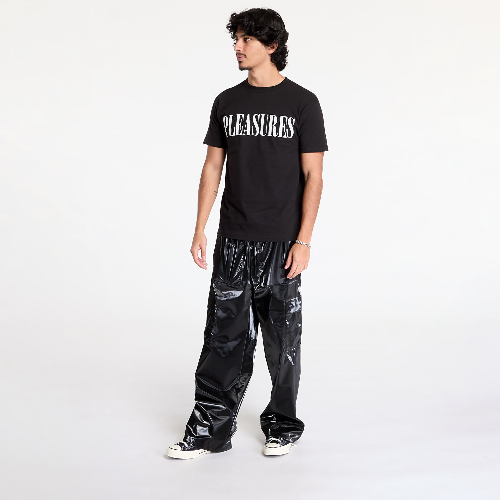 T-shirty męskie PLEASURES Onyx 24 T-Shirt Black