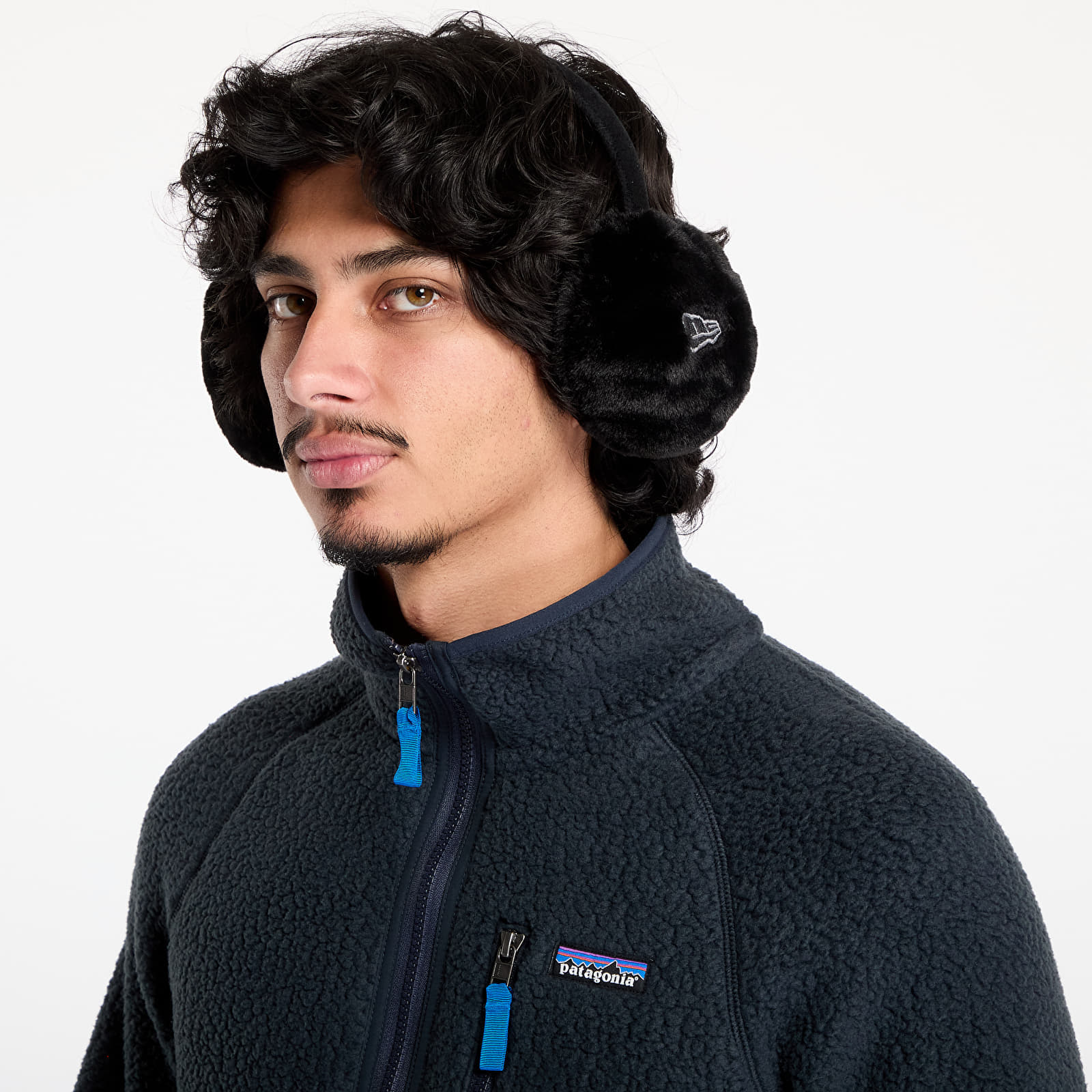 New Era Earmuffs Faux Fur Black/ Black Universal