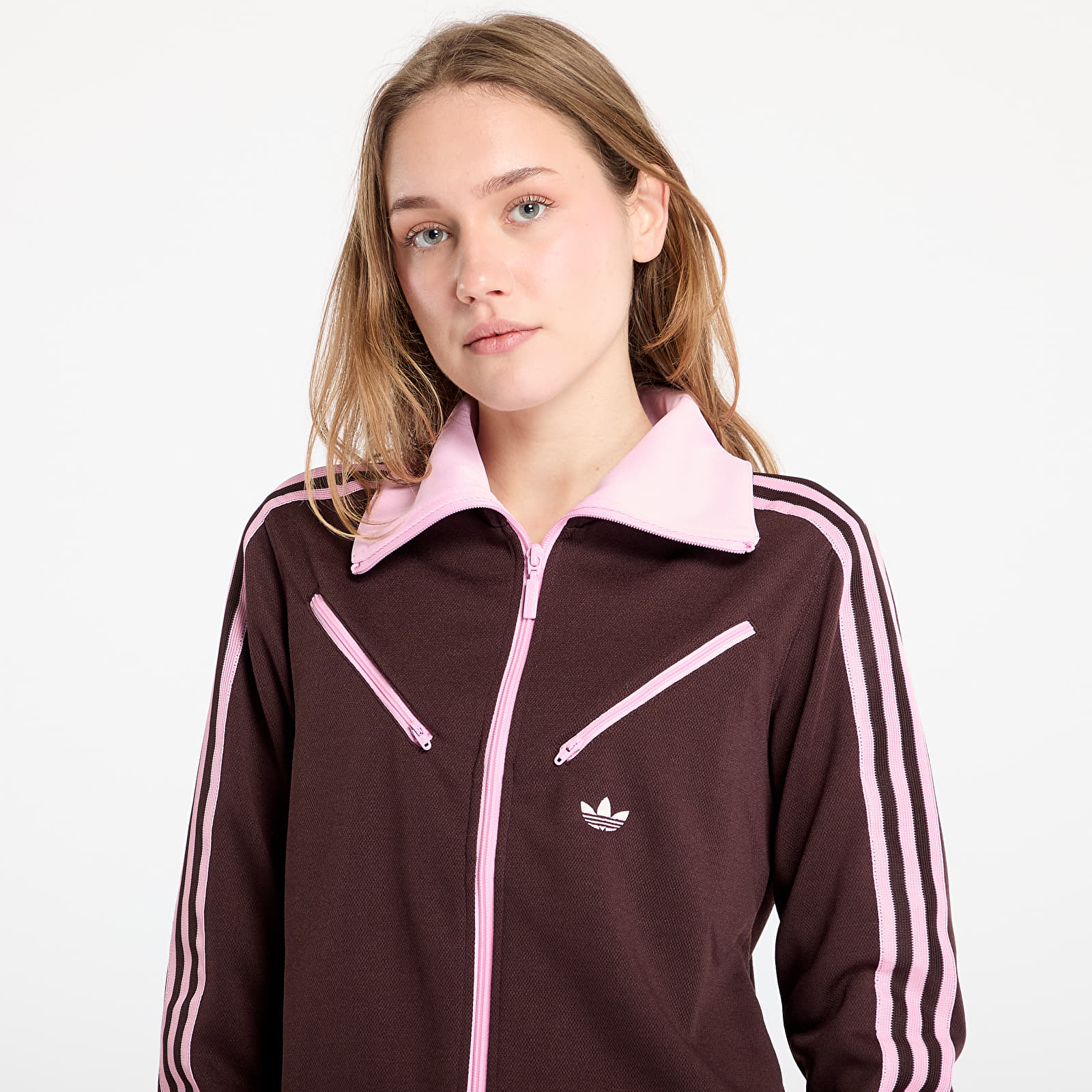 Mikiny adidas Adicolor 70s Montreal Tracktop Shale Brown