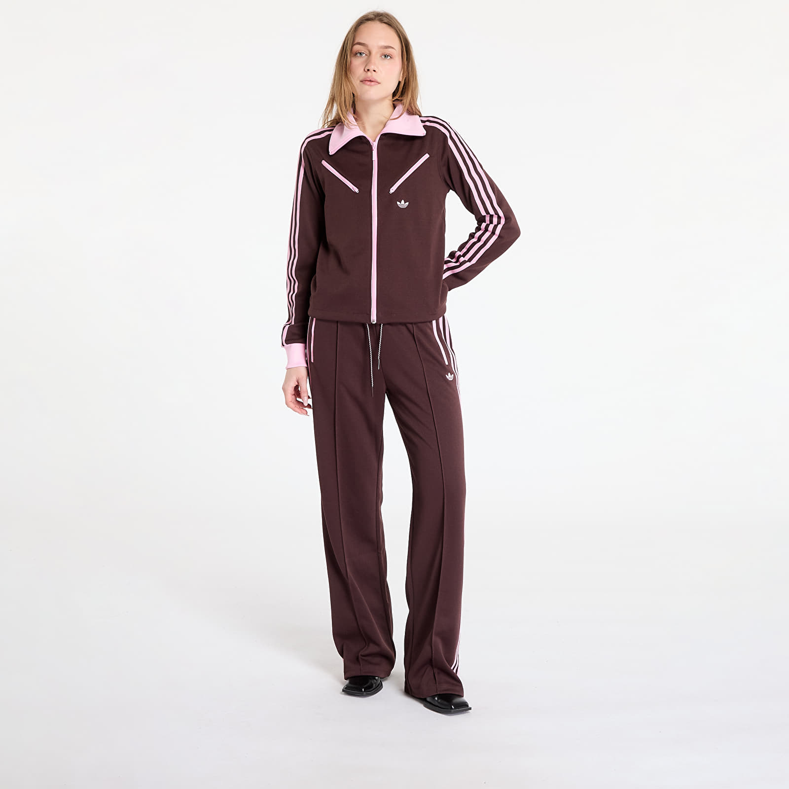 Mikiny adidas Adicolor 70s Montreal Tracktop Shale Brown