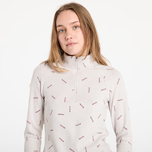 Nike Sportswear Collection Women s Logo Half Zip Long Sleeve Top