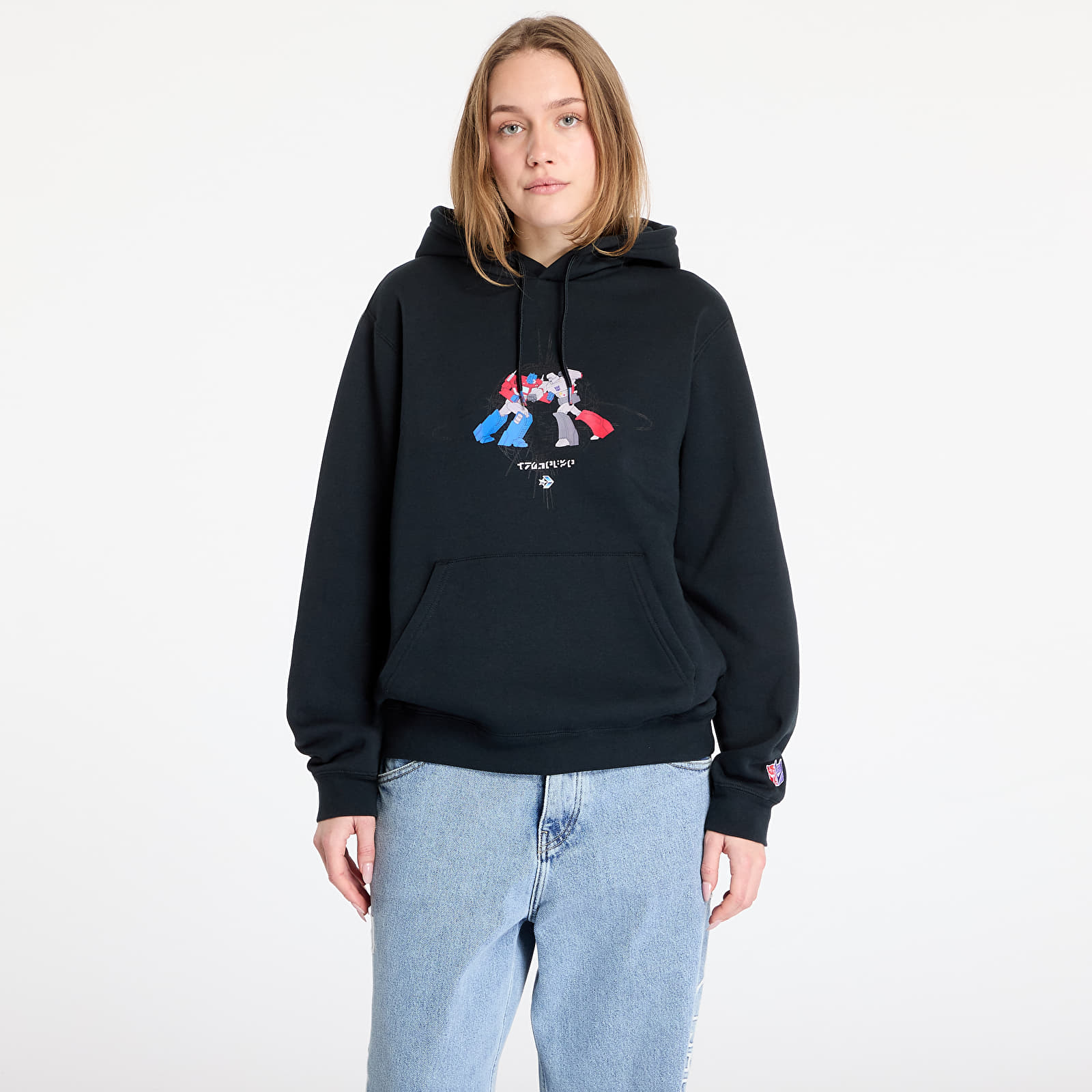 Hanorace Converse x Transformers Hoodie UNISEX Black