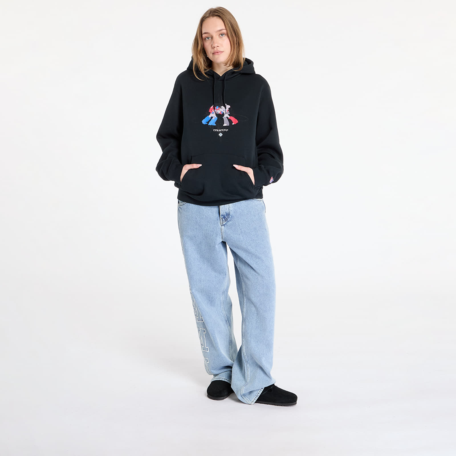 Hanorace Converse x Transformers Hoodie UNISEX Black