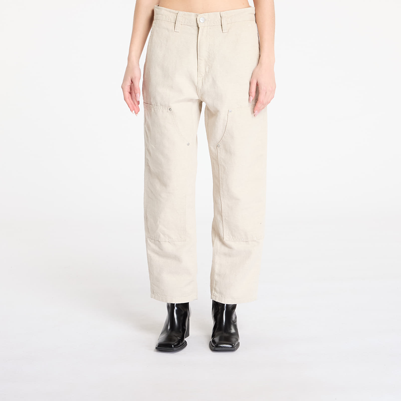 Men's trousers Carhartt WIP Walter Double Knee Pant Natural Rinsed