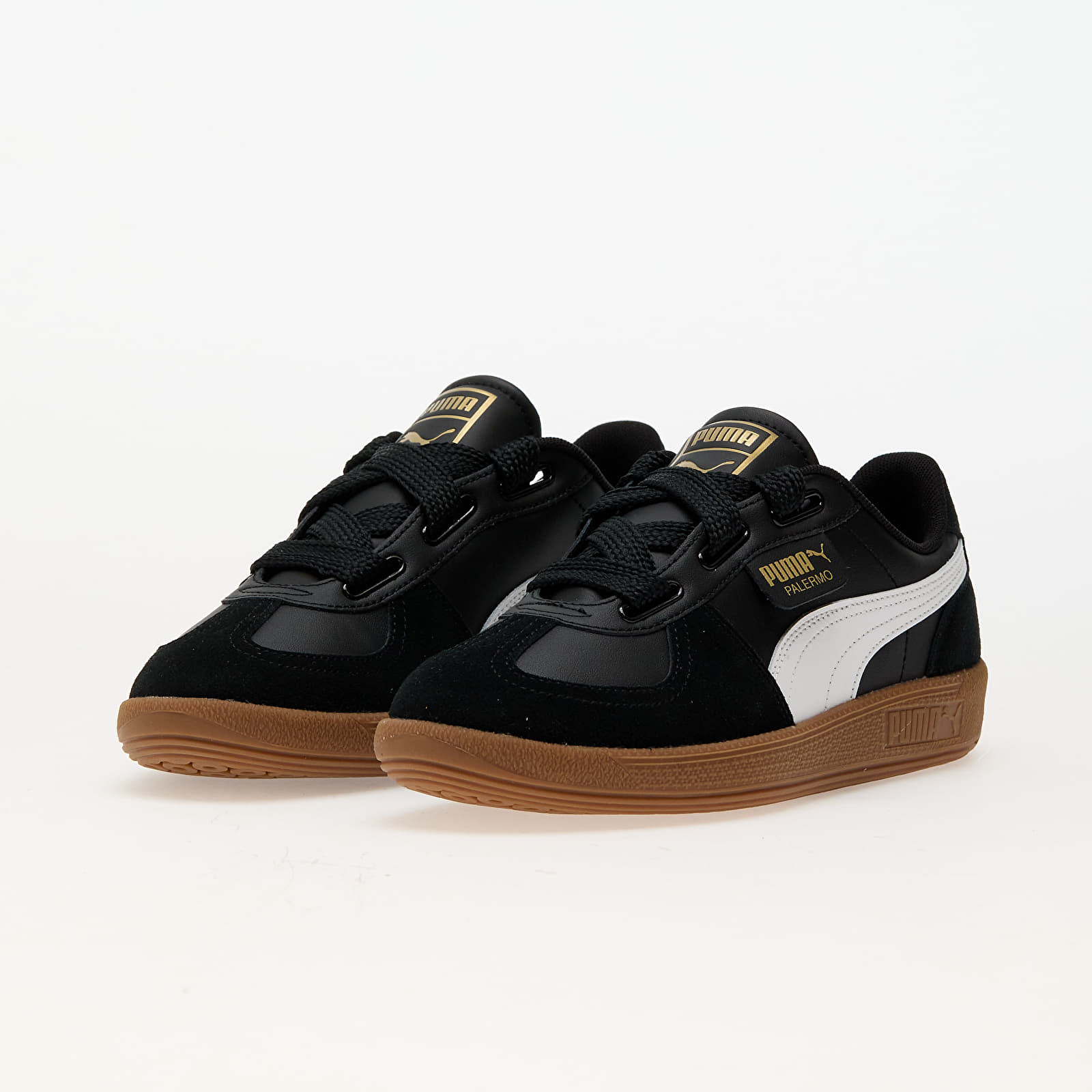 Women's shoes Puma Palermo Wide Lace SD Puma Black-Puma White