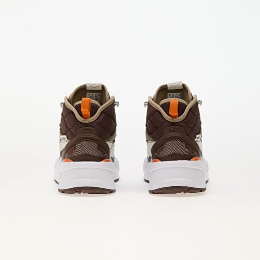Brown and orange puma shoes discount