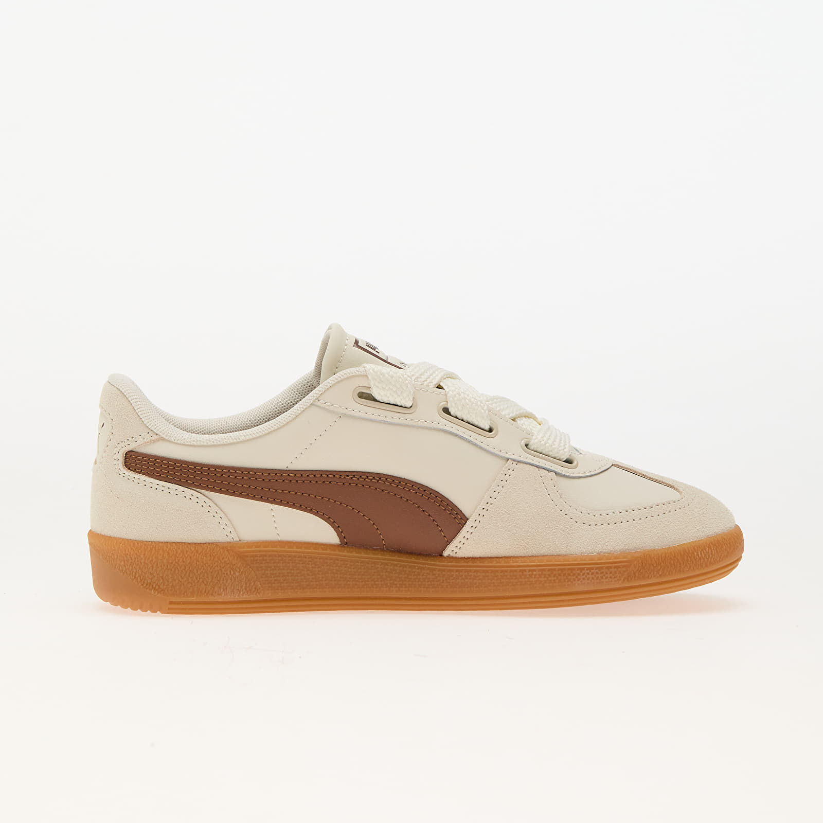 Buty damskie Puma Palermo Wide Lace SD Frosted Ivory-Brown